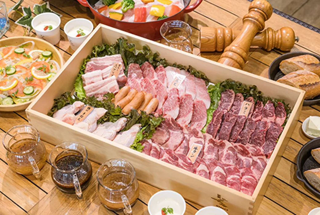 開放感を味わうディナー